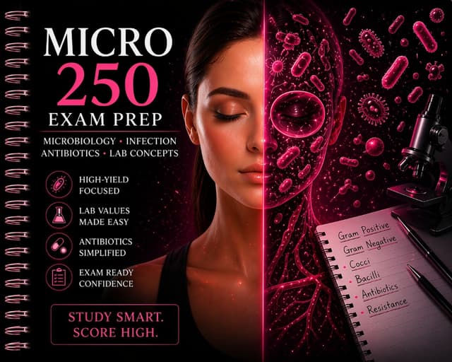 Micro exam prep cover β supplemental high-yield visual