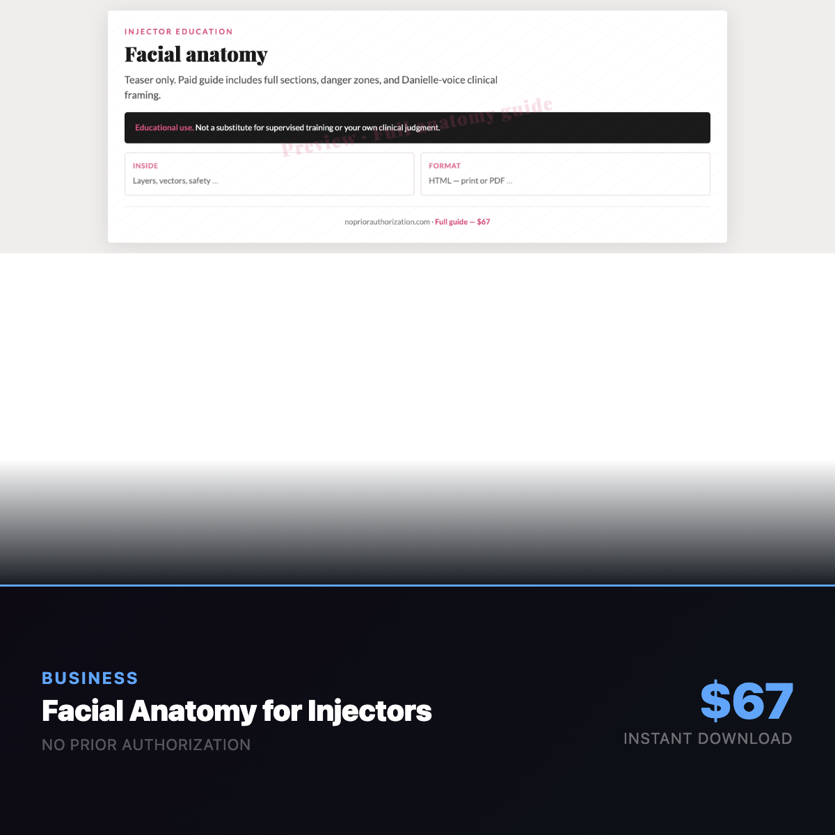 Facial Anatomy for the Nurse Injector