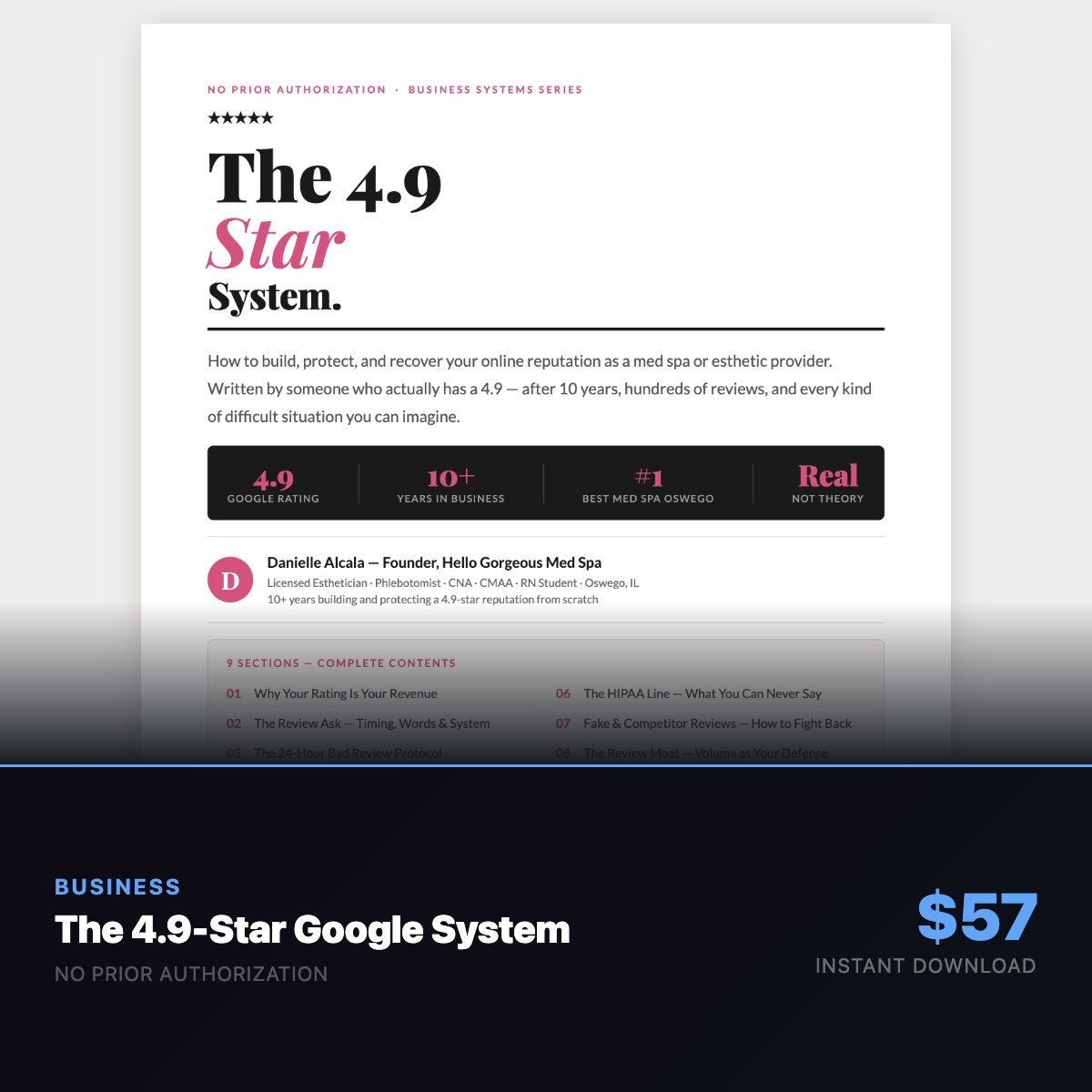 The 4.9 Star System