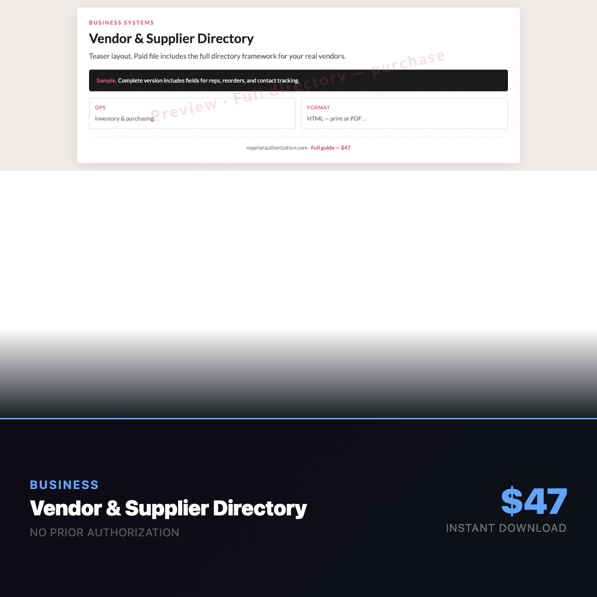 Med Spa Vendor & Supplier Directory