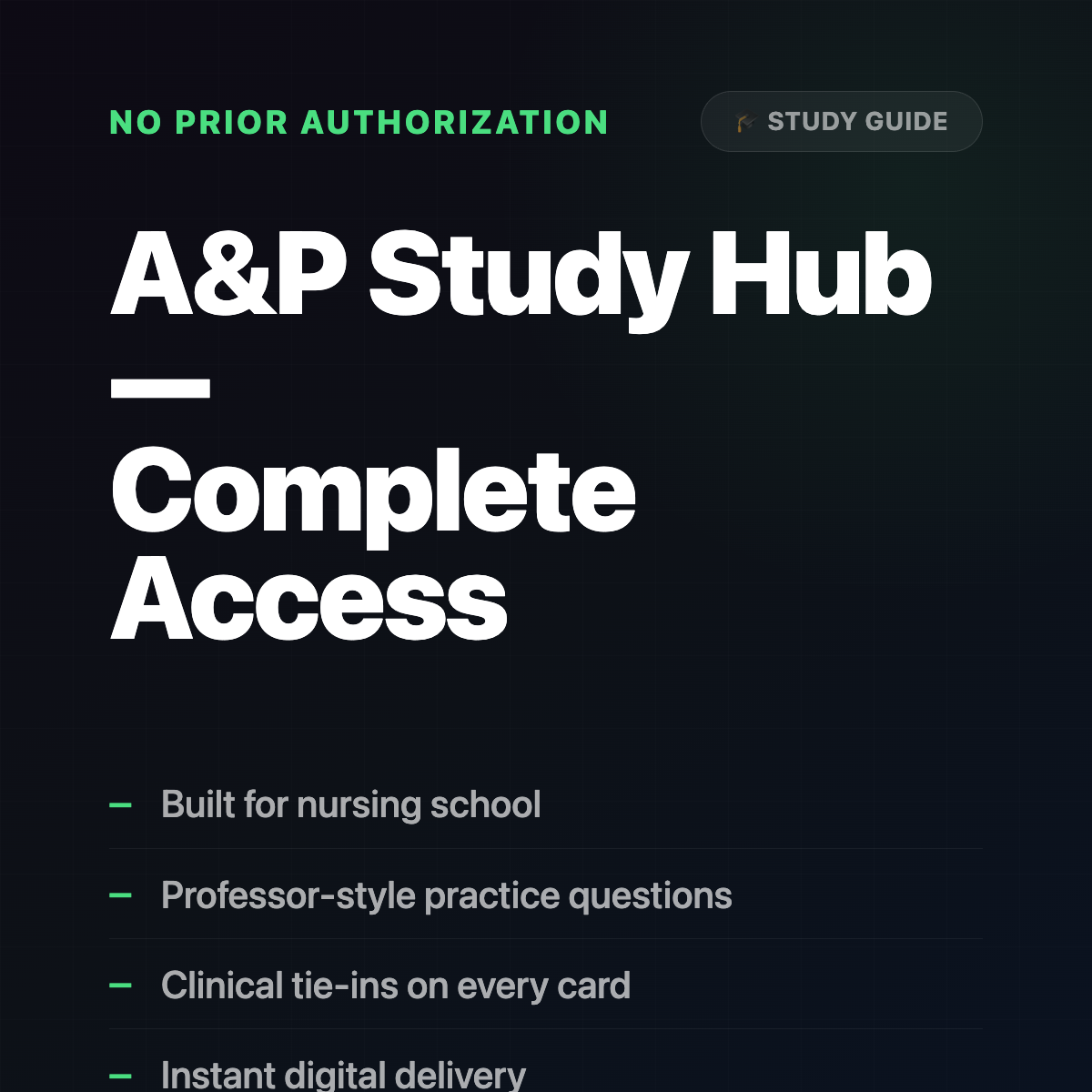 Anatomy & Physiology — Complete Study Hub