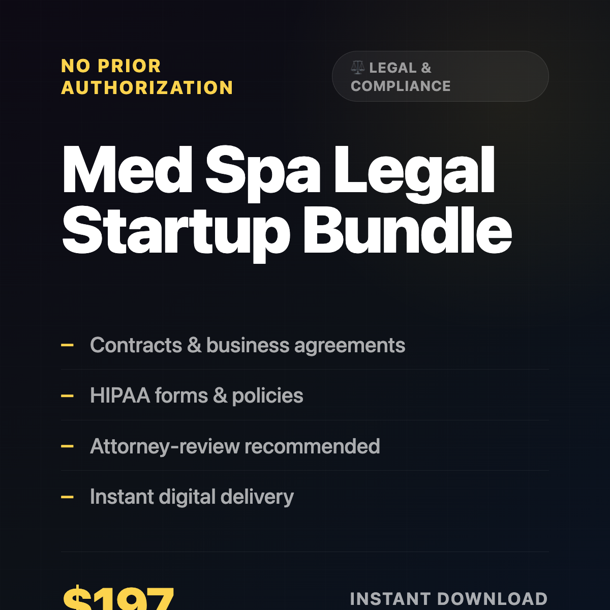 Medical Spa Legal Startup Bundle