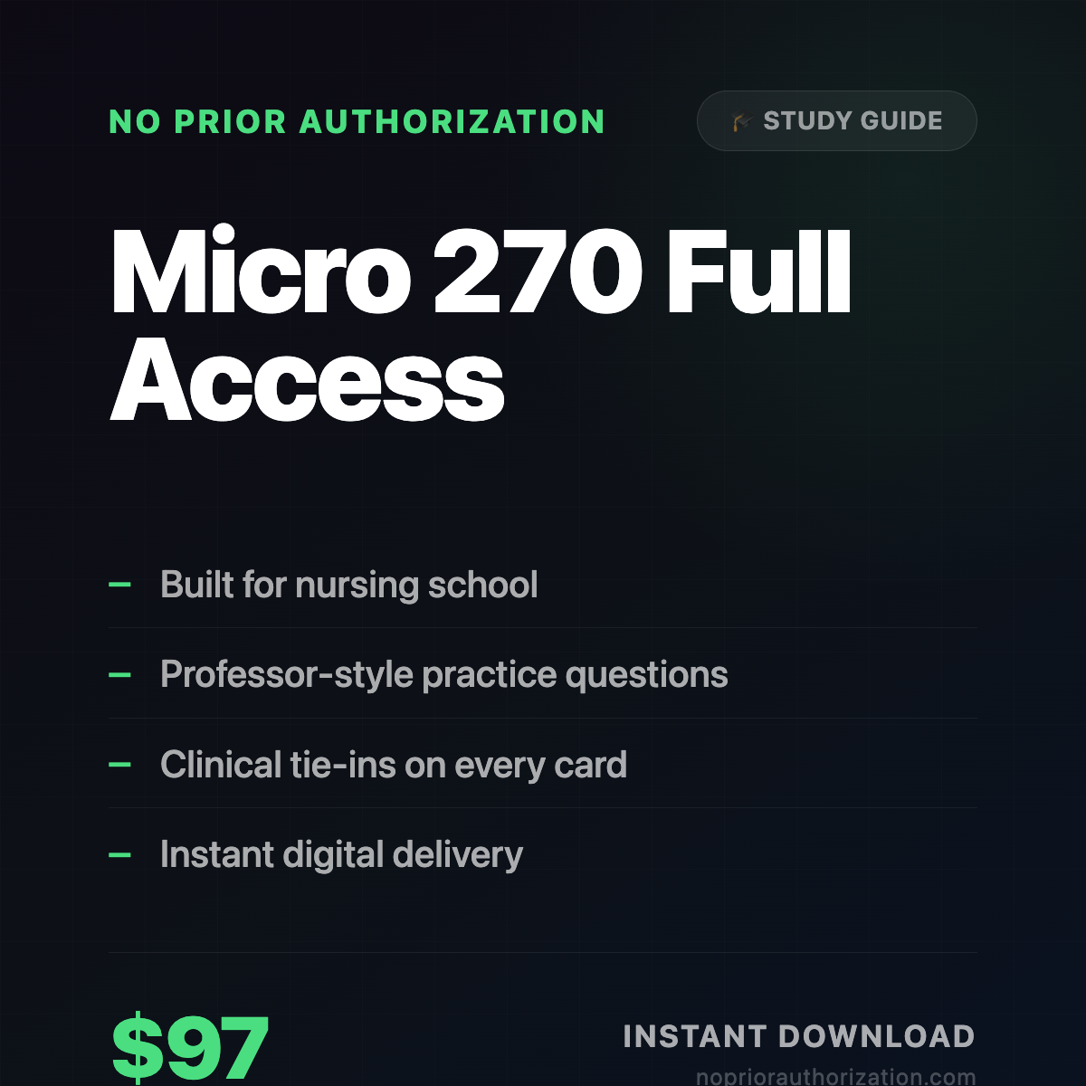 Micro 270 Full Access — Bank + unlimited AI cram