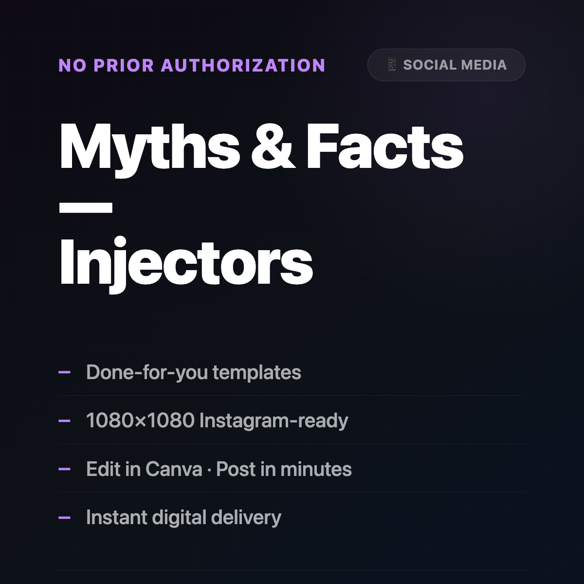 Myths vs Facts for Injectors