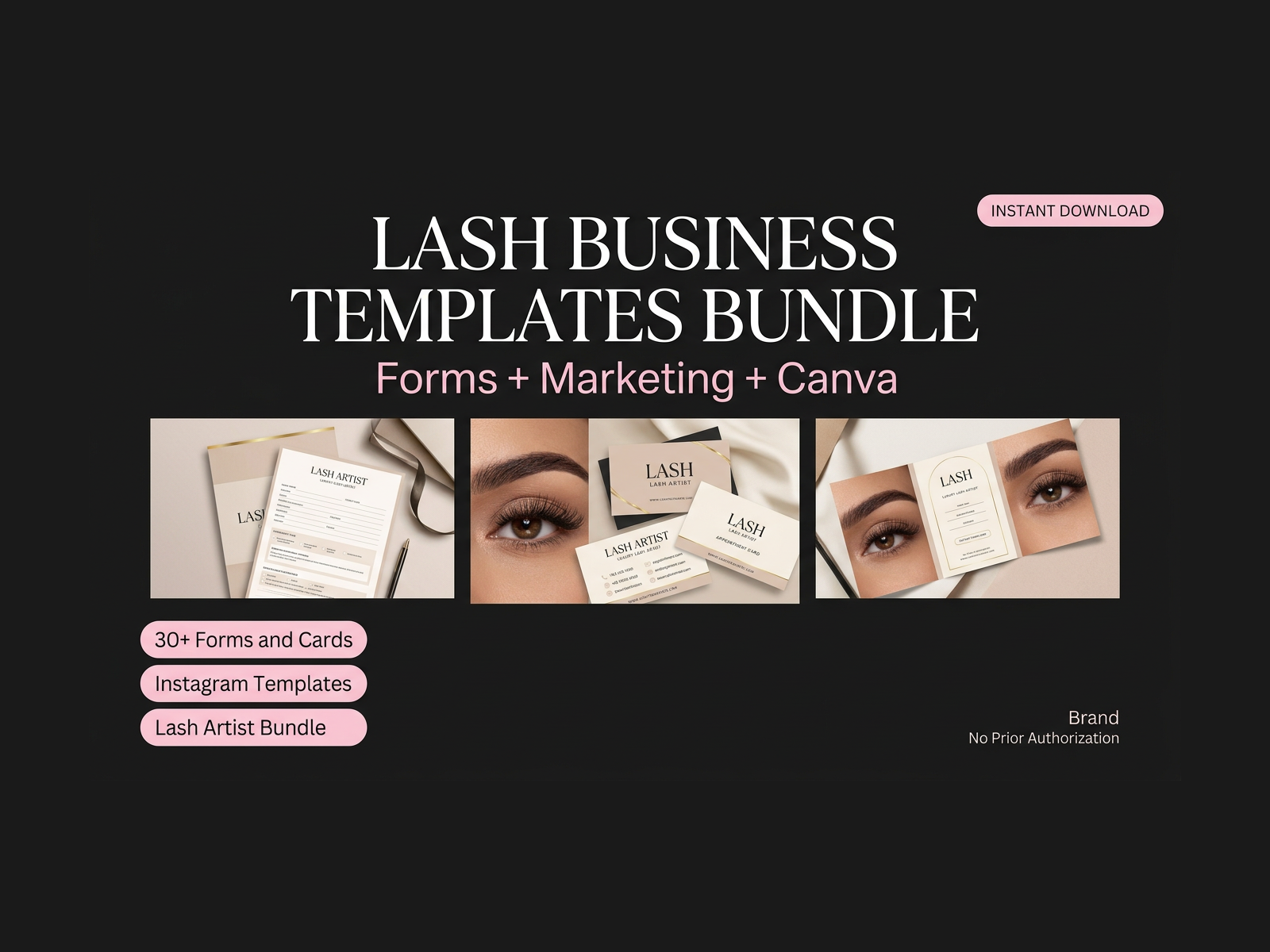 Lash Extension & Lash Lift Client Education Kit