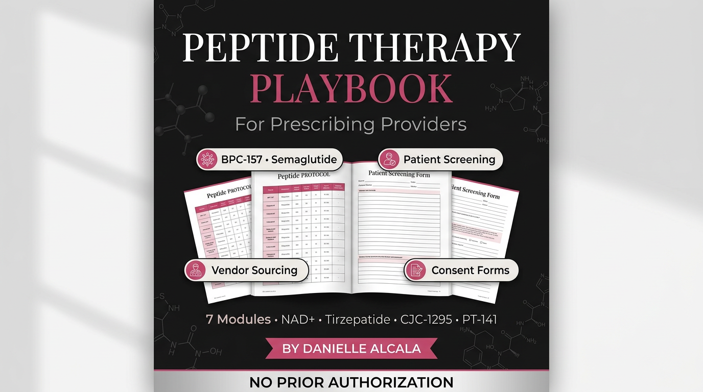 Peptide Canva Marketing Pack — Flyers, Catalog & Labels